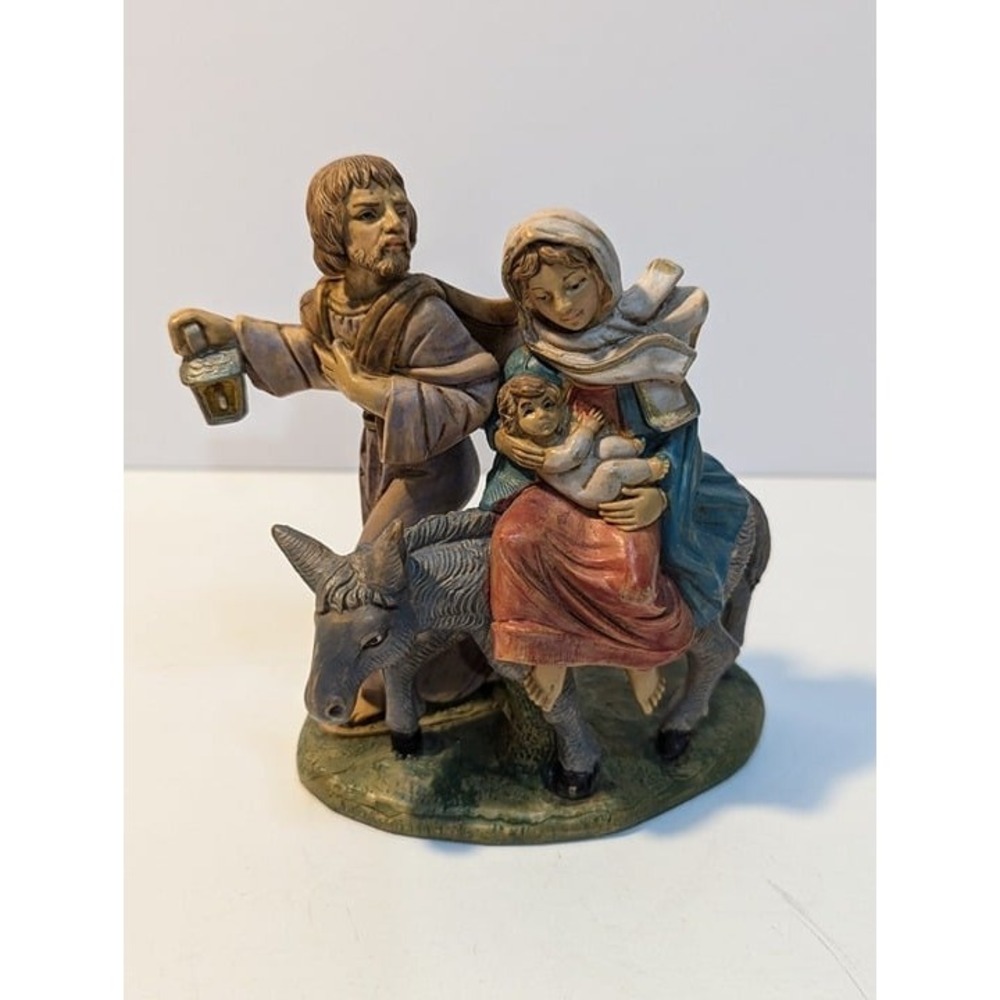 Vintage Mary w Baby Jesus & Joseph Figure